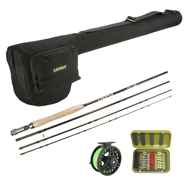 Travel Spinning Fishing Rod with Tube Case,Lightweight 4 Piece Lure Rod Pole